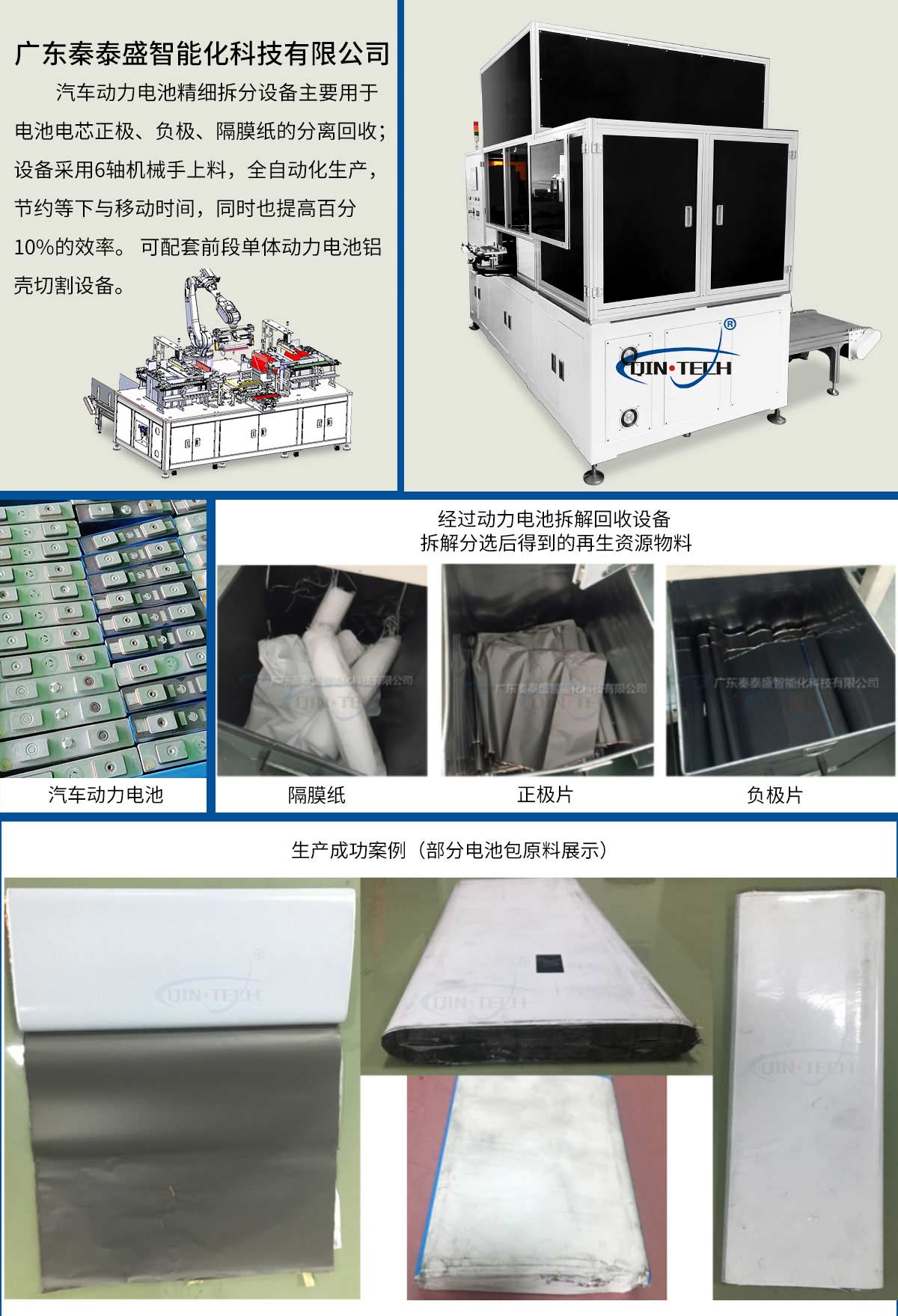 汽車動(dòng)力電池拆解回收設(shè)備-泰盛提供整體式解決方案 汽車動(dòng)力電池拆解回收設(shè)備-泰盛提供整體式解決方案